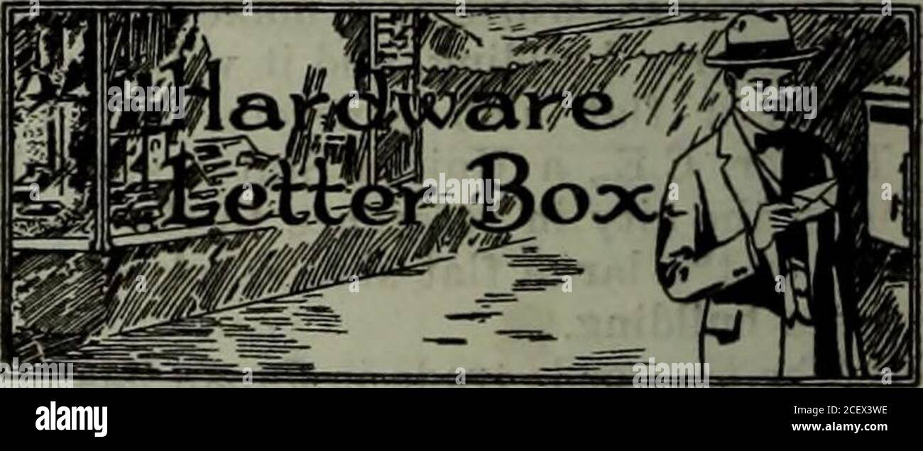 . Hardware Merchandising März-Juni 1919. Tanks, Bewässerung und Lagertanks, runde verzinkte Stahltanks, Wagons Tanks, Schafe Tauchbecken, pneumatische Wasserversorgungssysteme, pres-sure Tanks, Stahl Transportfässer, lawnwalzers, Tank-Heizungen, Benzin-Tanks, Wat-er Tränke, Futterkocher, Kamine Tops, Kohle-Rutschen, Stahl Bäder, Sanitär-Chemi-cal Schränke, Ventilatoren, verzinkte Stahltrocketriebe, Waschräume und Waschtische, geschweißte Molkenbehälter aus Kupfer, Evaporatoren, sap-Pfannen, Teigrinnen, Gasolinegarage-Outfits, selbstmessende Pumpen, Stahlfabrikausrüstung, Regallasten, Laden- und Gießereifässer, Stockfoto