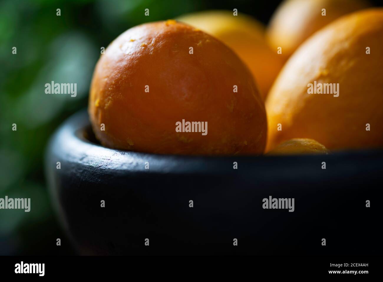 Pequi, brasilianische Früchte Stockfoto