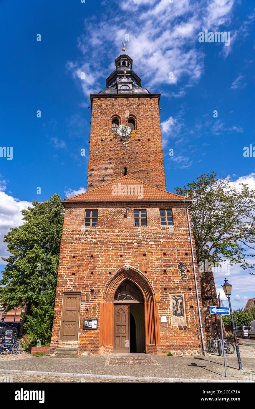 St. Laurentius Kirche in Havelberg, Sachsen-Anhalt, Deutschland - St. Laurentius Kirche in Havelberg, Sachsen-Anhalt, Deutschland Stockfoto