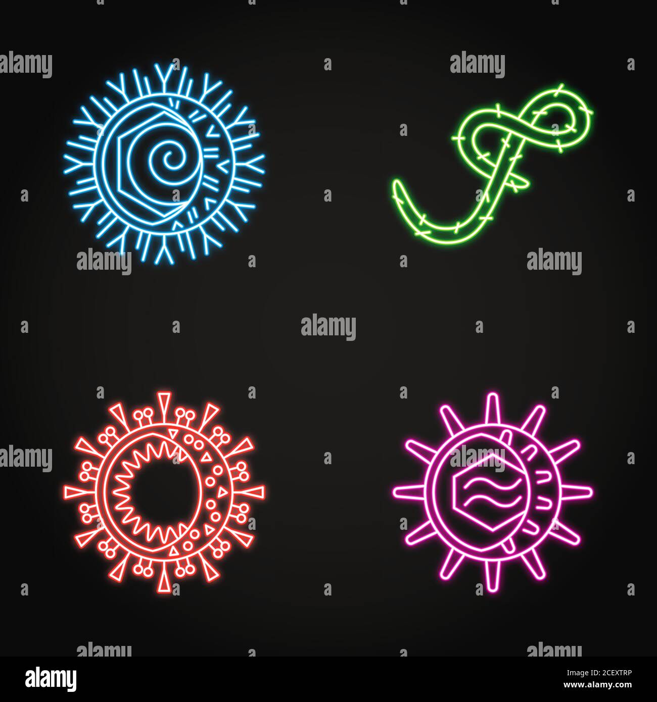 Herpes simplex infection Stock-Vektorgrafiken kaufen - Alamy