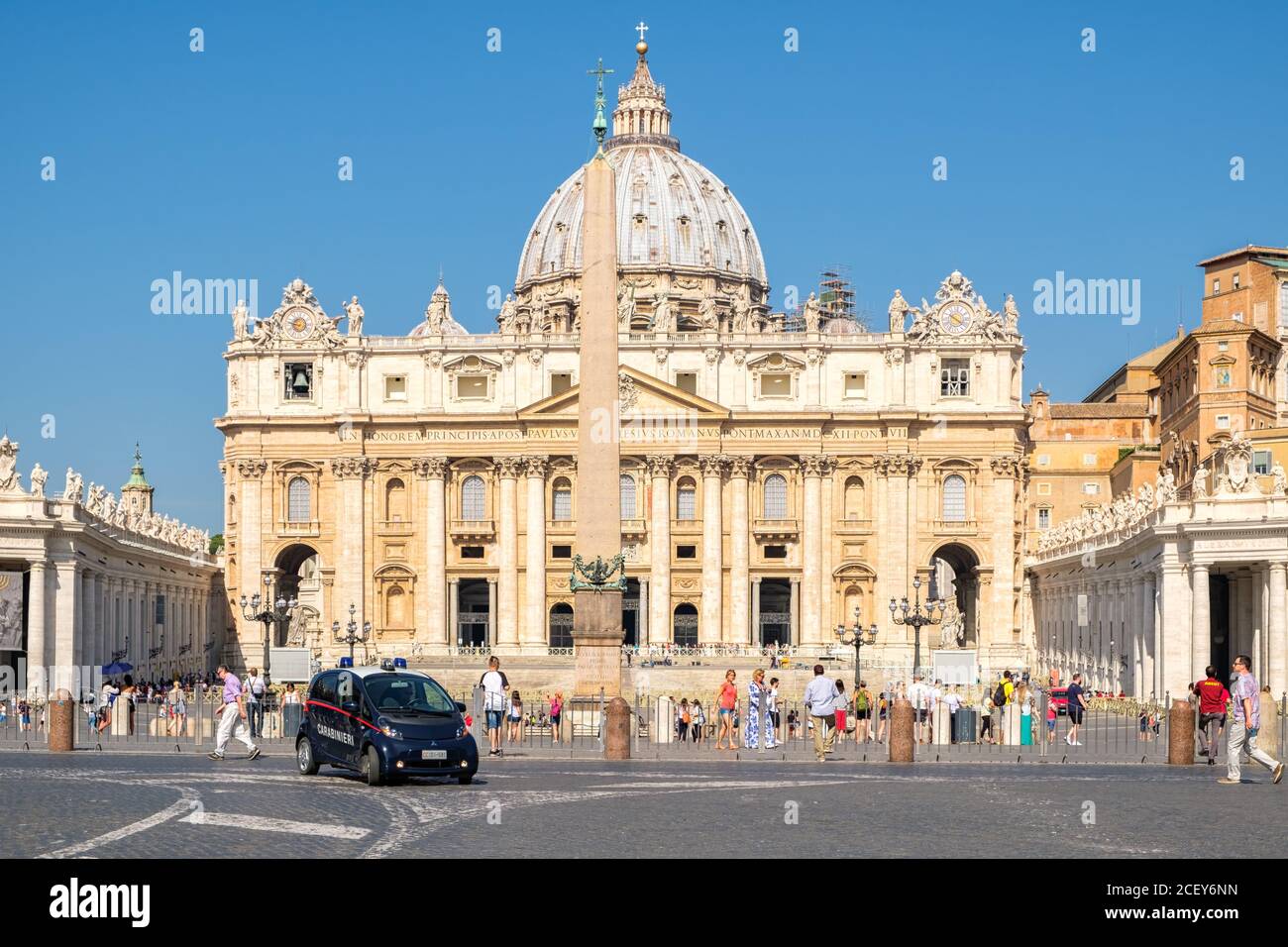 Die Basilika St. Peter in der Vatikanstadt Stockfoto