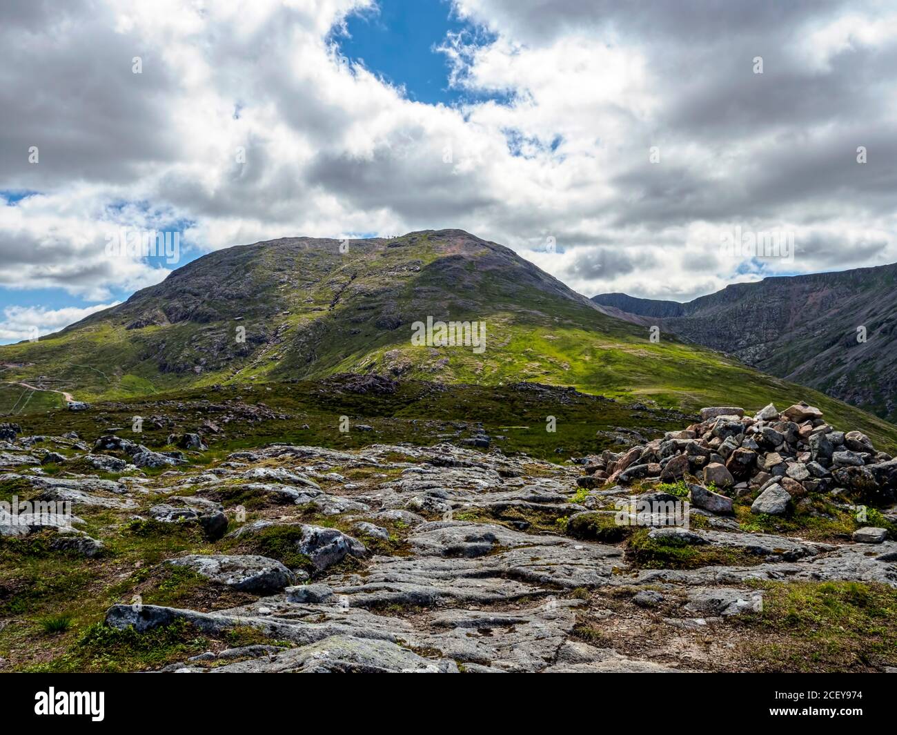 Meall a Bhuiridh Stockfoto