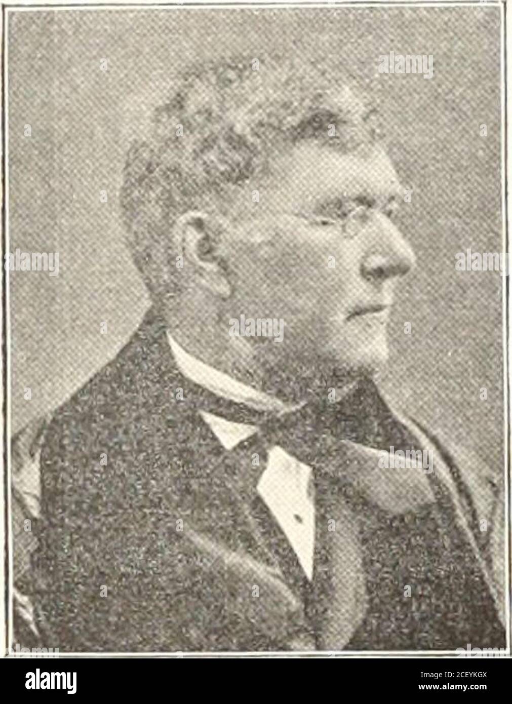 . Einige der Vorfahren und die Kinder von Nathaniel Wilson, esq.. Abbott Curtis.Joseph William Allen,6 geboren, in Milton, 17. Januar 1S19; gestorben, unverheiratet, in Richmond V., 15. März 1861.Julia Allen,6 geboren, in Milton, 18. März 1S21; gestorben 2.5. August 1832.James Heman Allen,6 geboren, in Milton, 4. Juli 1S24; gestorben in Preseott, Ont., 18. September 1S75; verheiratet Jane Abigail Merry. 6. Generation PROFESSOR GEORGE ALLEN6 (Heman,* Enoch,4 Samuel,3 Edward,2 Jr.,Edward1), geboren in Milton, Vermont, 17. Dezember 1808. Er wurde für Collegein Teil an der Akademie in Burlington, V., unter Principal Osgood, und in pa Stockfoto