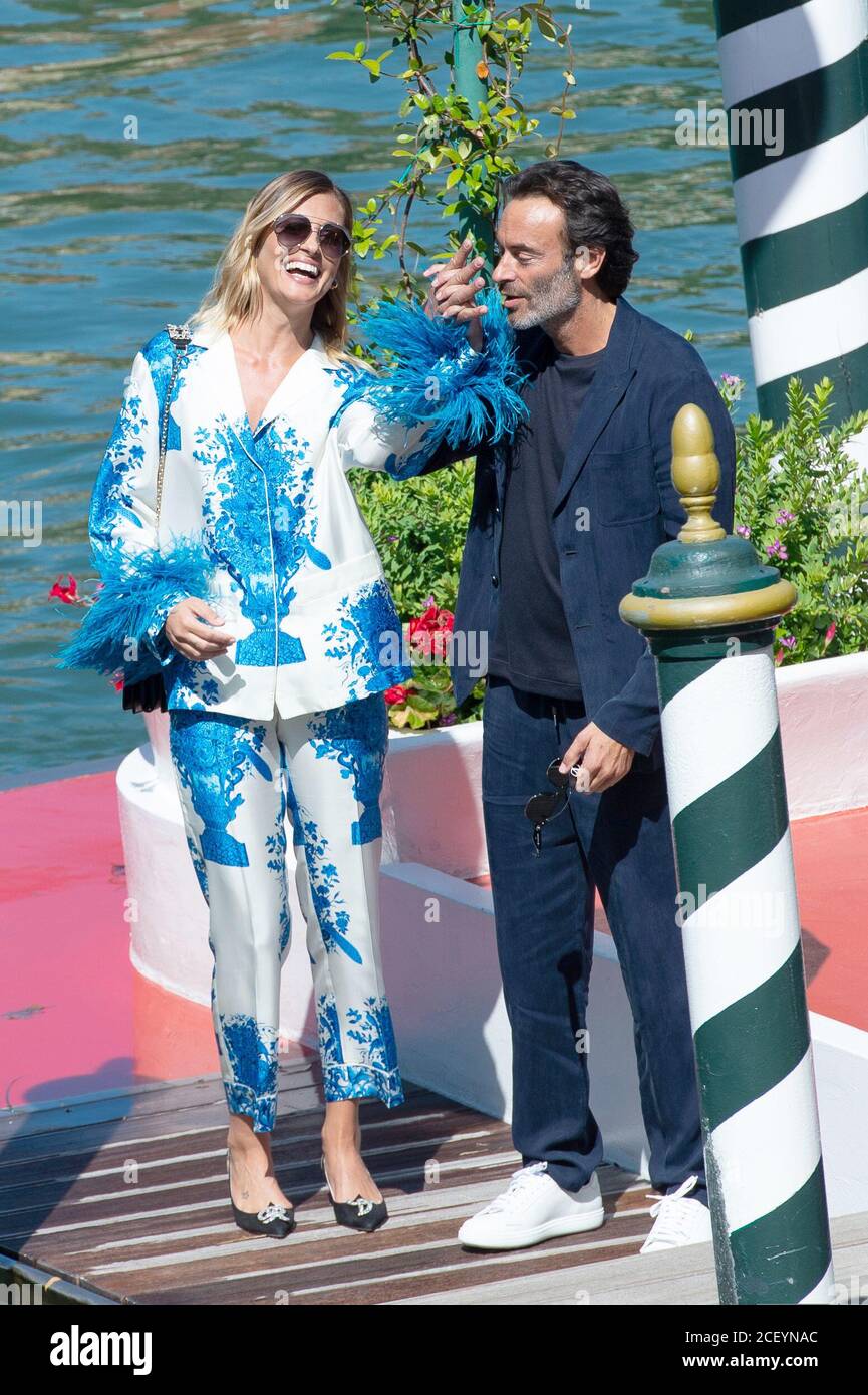 Anthony Delon und Sveva Alviti, 77. Filmfestival Venedig am 02. September 2020 in Venedig, Italien. Foto von Ron Crusow/imageSPACE/MediaPunch Stockfoto
