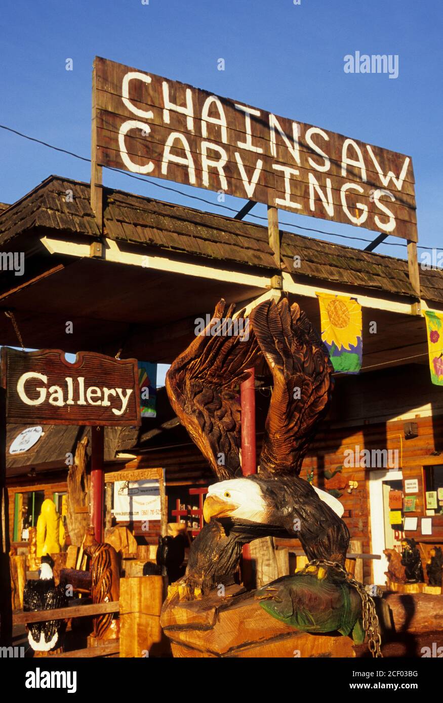 Chainsaw carving Fotos und Bildmaterial in hoher Auflösung Alamy
