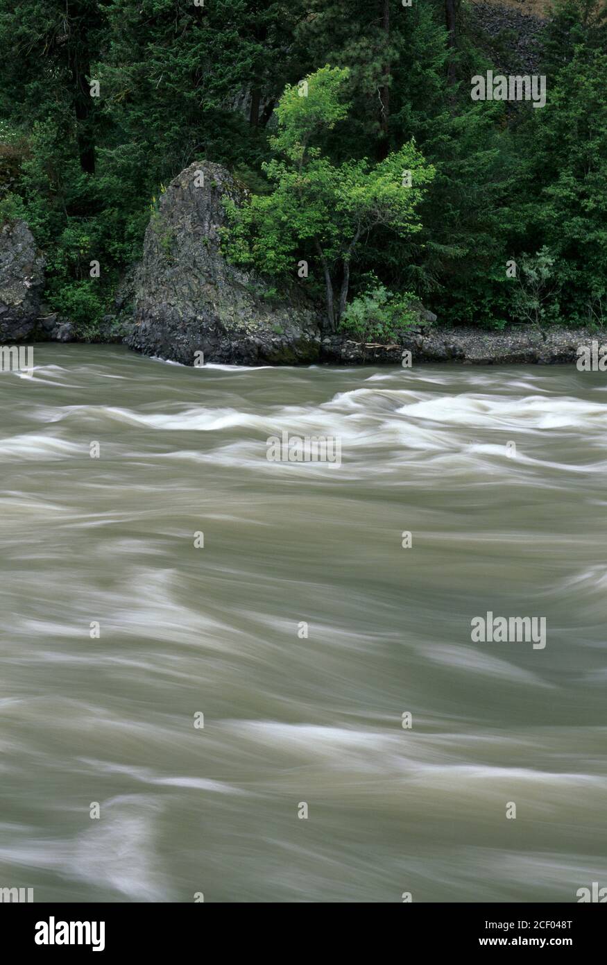 Spokane River bei Schüssel & Krug, Riverside State Park, Washington Stockfoto