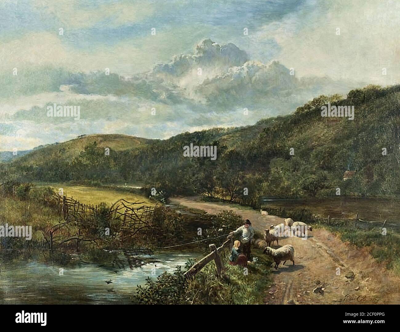 Cole George Vicat - Titel Unbekannt - British School - 19. Jahrhundert Stockfoto