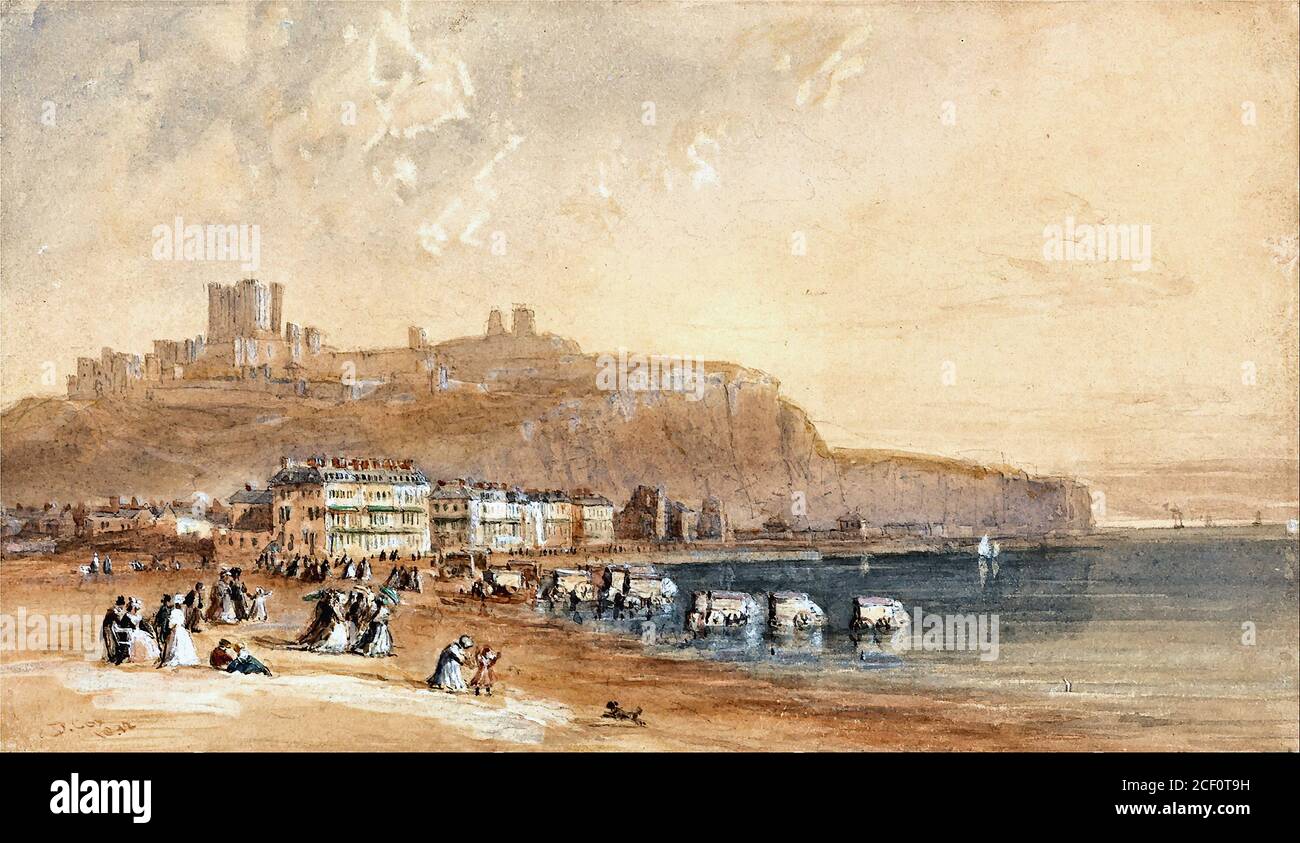 Cox i David - Dover - British School - 19 Jahrhundert Stockfoto