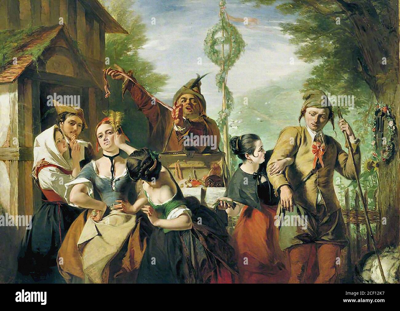 Egg Augustus Leopold - Szene aus dem Wintermärchen - British School - 19. Jahrhundert Stockfoto