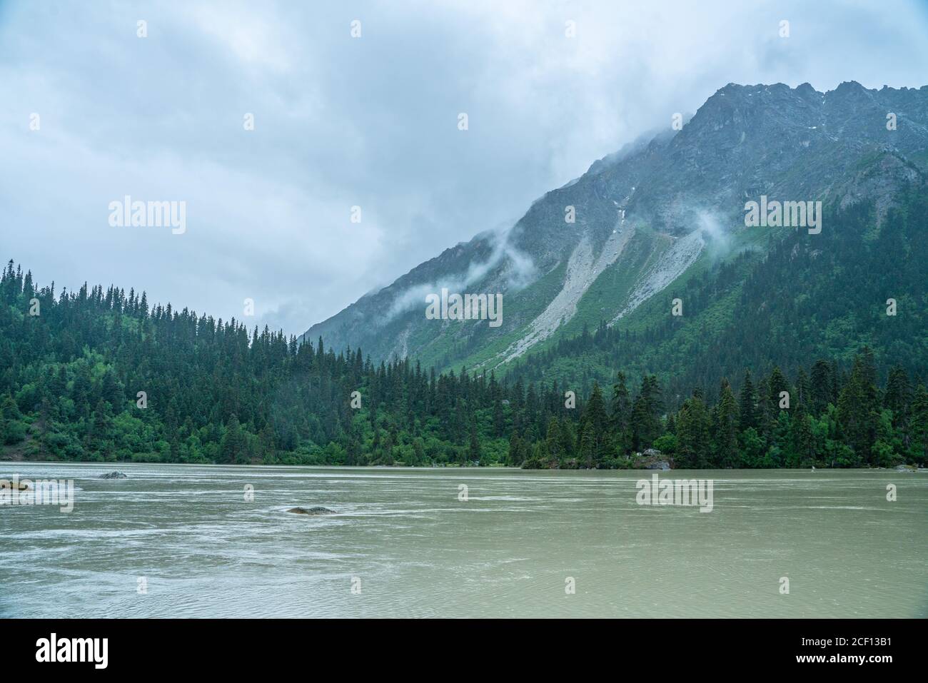 Ranwu See, einer der heiligen See in Tibet, China. Stockfoto