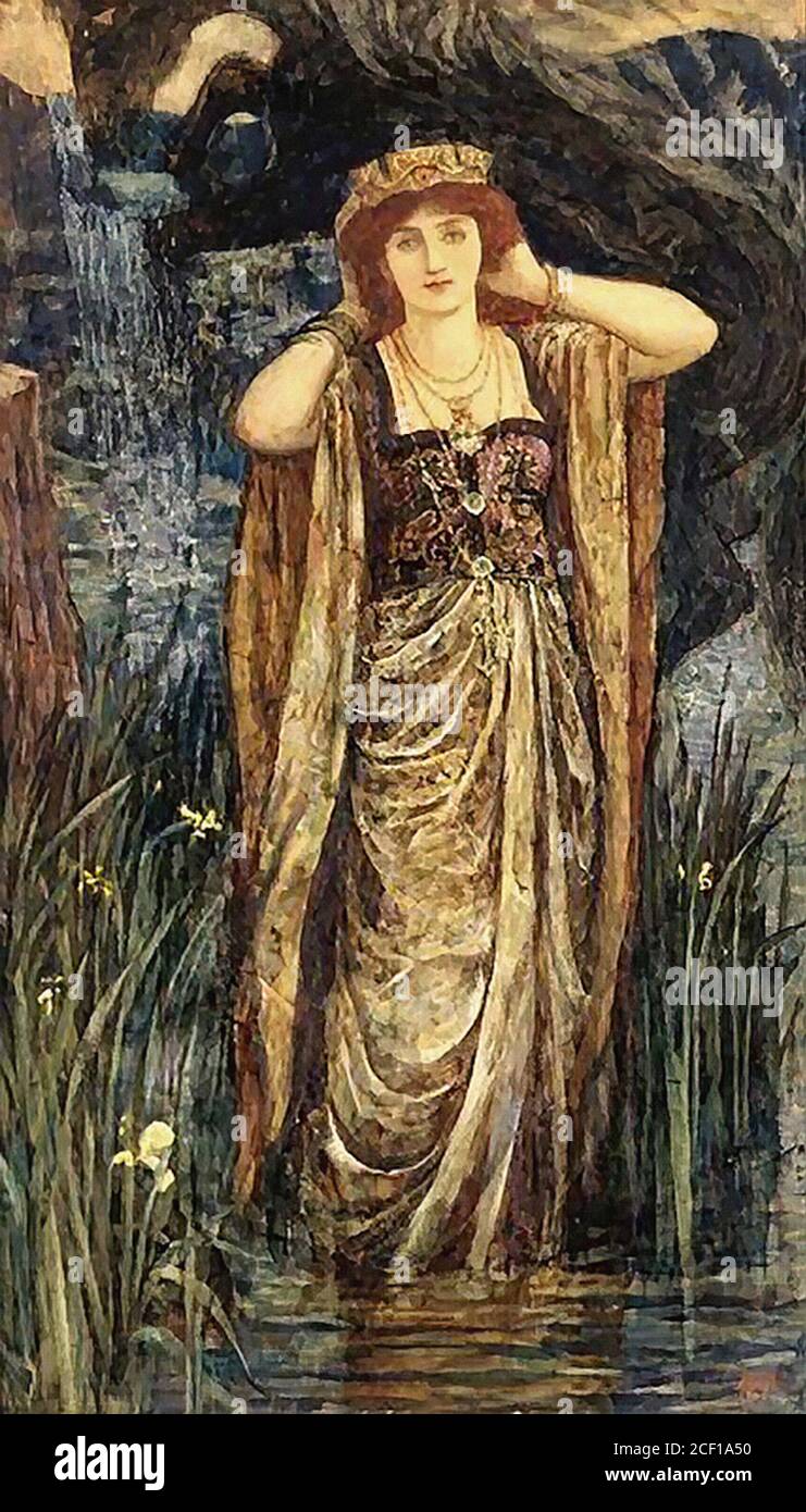 Ford Henry Justice - Guinevere - British School - 19th Jahrhundert Stockfoto