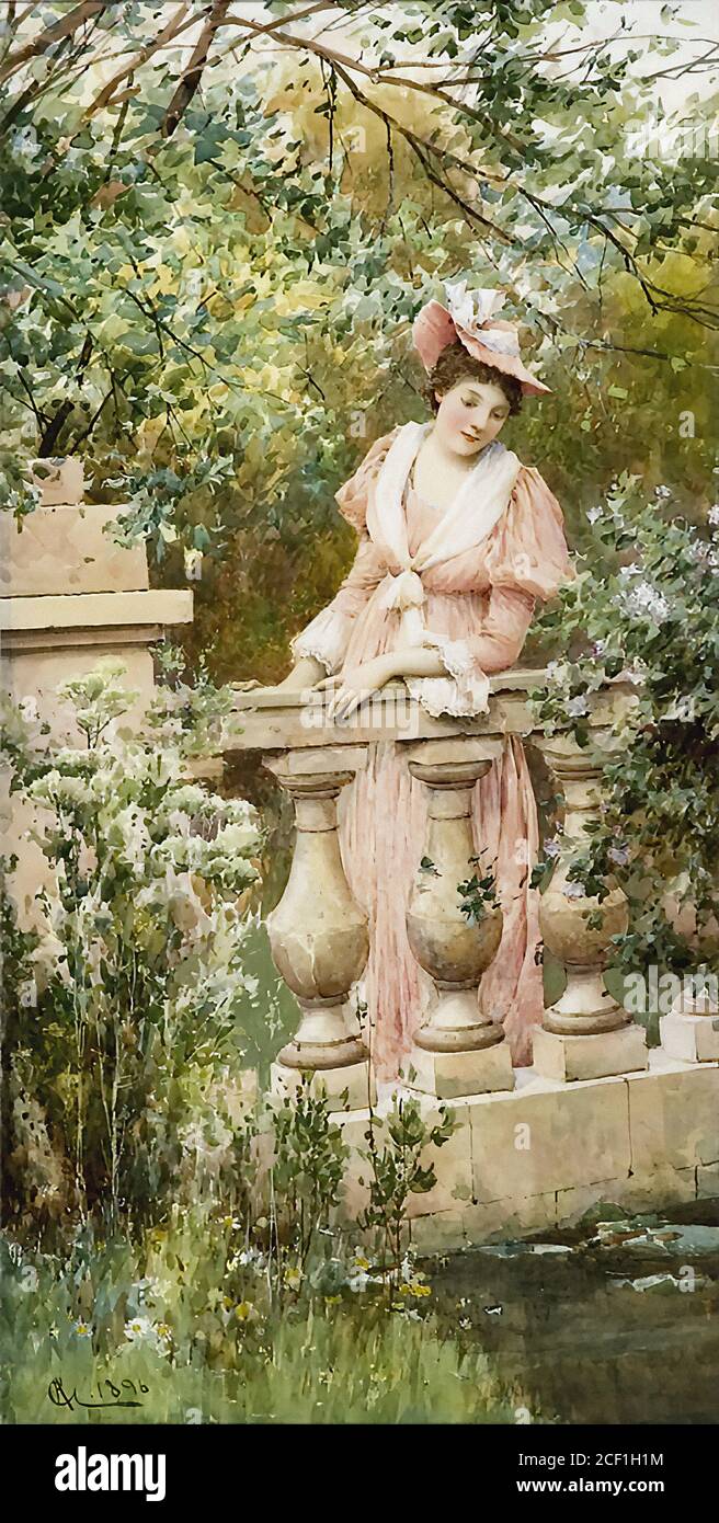 Glendening II Alfred - Titel unbekannt 2 - British School - 19. Jahrhundert Stockfoto