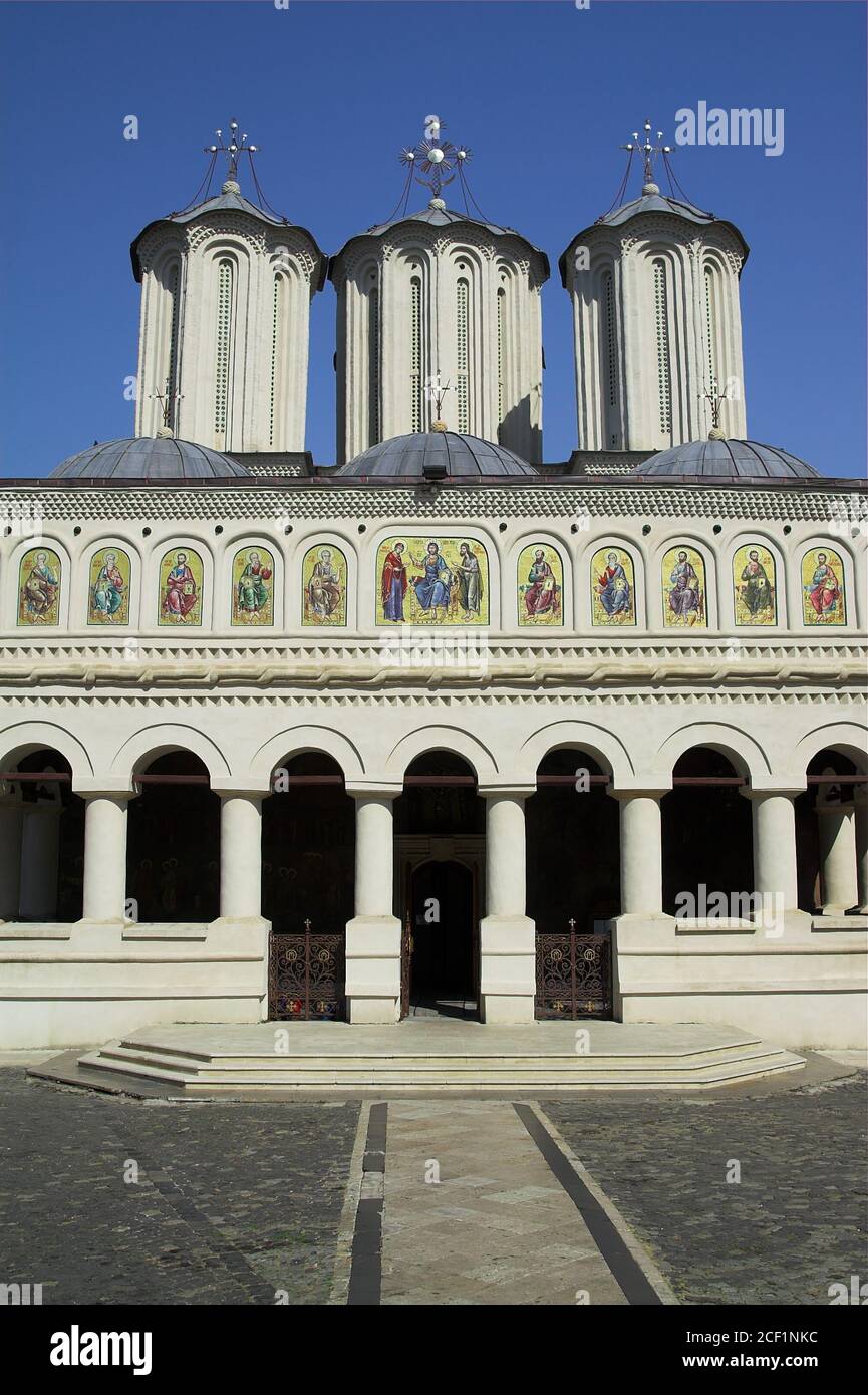 Bukarest, Rumänisch-Orthodoxe Patriarchale Kathedrale; Bukarest, Patriarchalkathedrale St. Konstantin und Helena; Bukarest, Katedra Patriarchalna Stockfoto