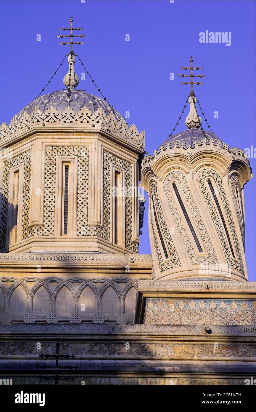 Kathedrale von Curtea de Argeș, Dormition der Mutter Gottes; Cerkiew Zaśnięcia Matki Bożej w Curtea de Argeș Stockfoto