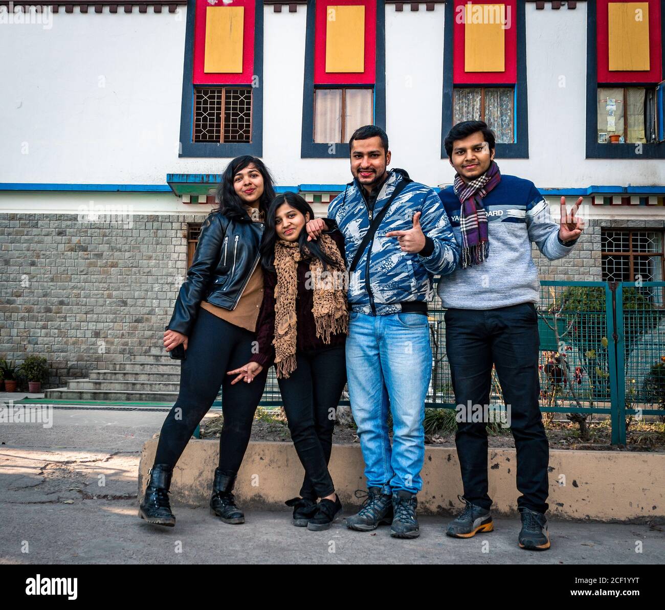 Bir and Billing, Himachal Pradesh, Indien - das Kloster Palpung Sherabling gilt als eines der heiligsten Kloster in Himachal. Fakturierung. Stockfoto