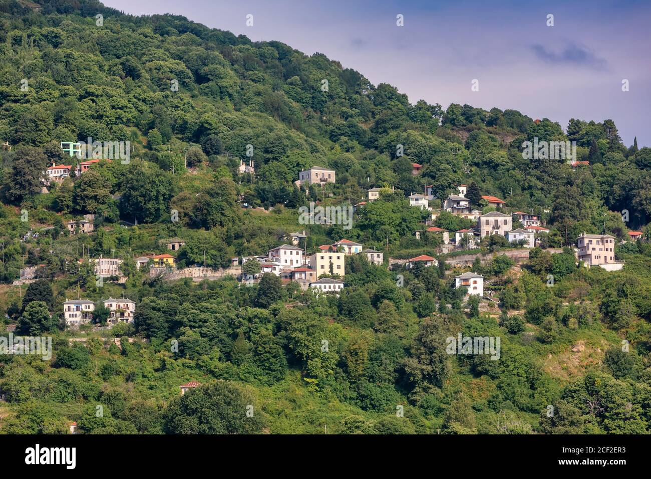 Tsagarada Dorf in Pelion Berg. Magnesia - Griechenland Stockfoto