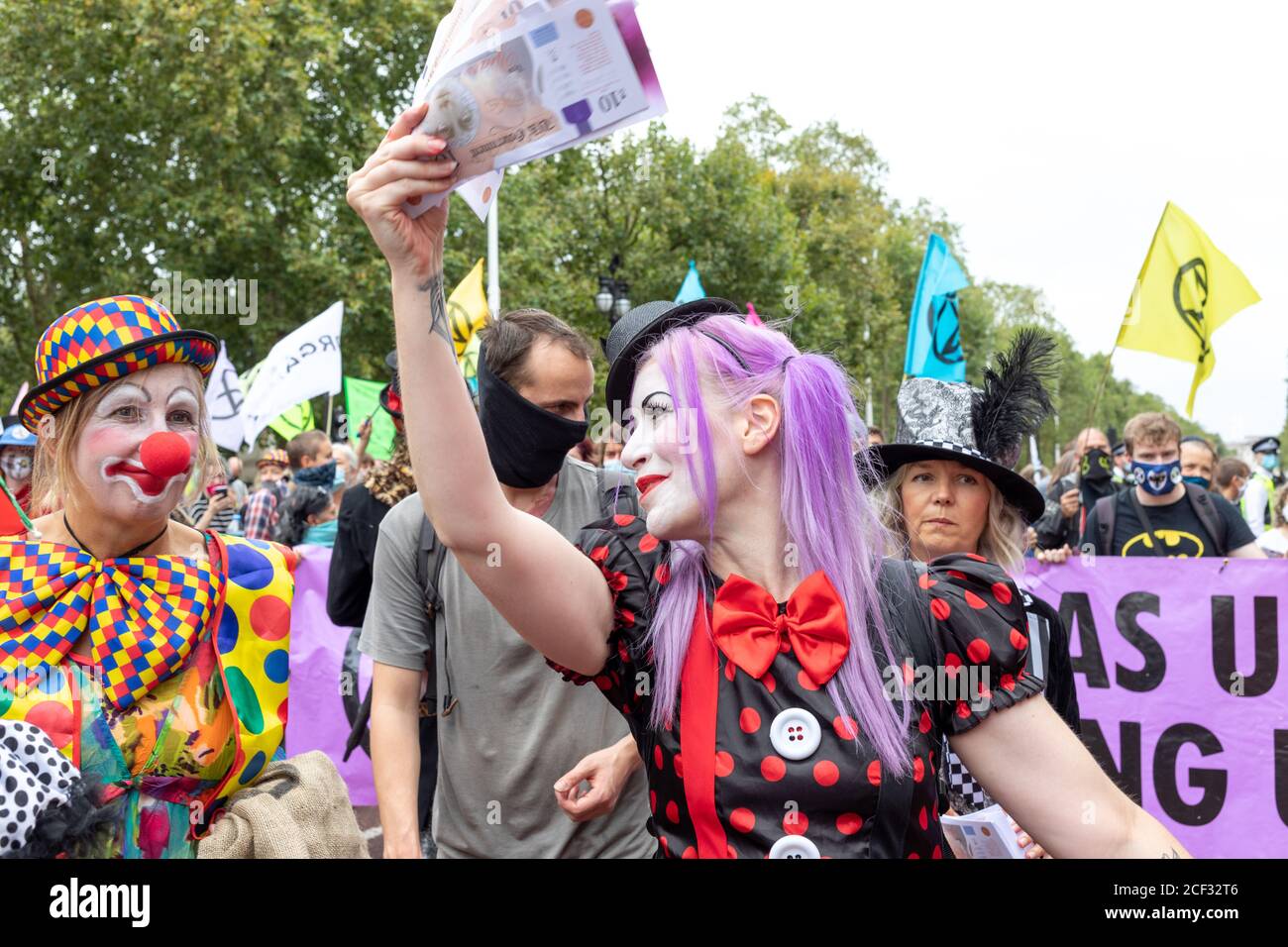 London - 3. September 2020 - Extinction Rebellion Demonstration - Fotograf : Brian Duffy Stockfoto