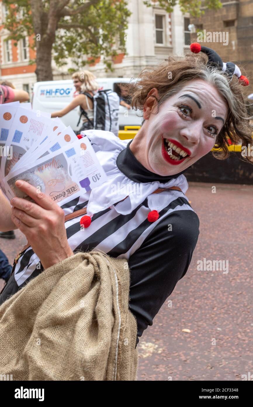 London - 3. September 2020 - Extinction Rebellion Demonstration - Fotograf : Brian Duffy Stockfoto