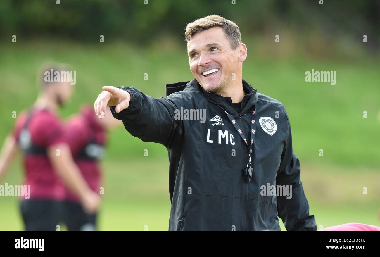 3. September 20 Oram Sports Centre Riccarton, Edinburgh. Schottland UK Hearts Training Session. Kredit: eric mccowat/Alamy Live Nachrichten Stockfoto