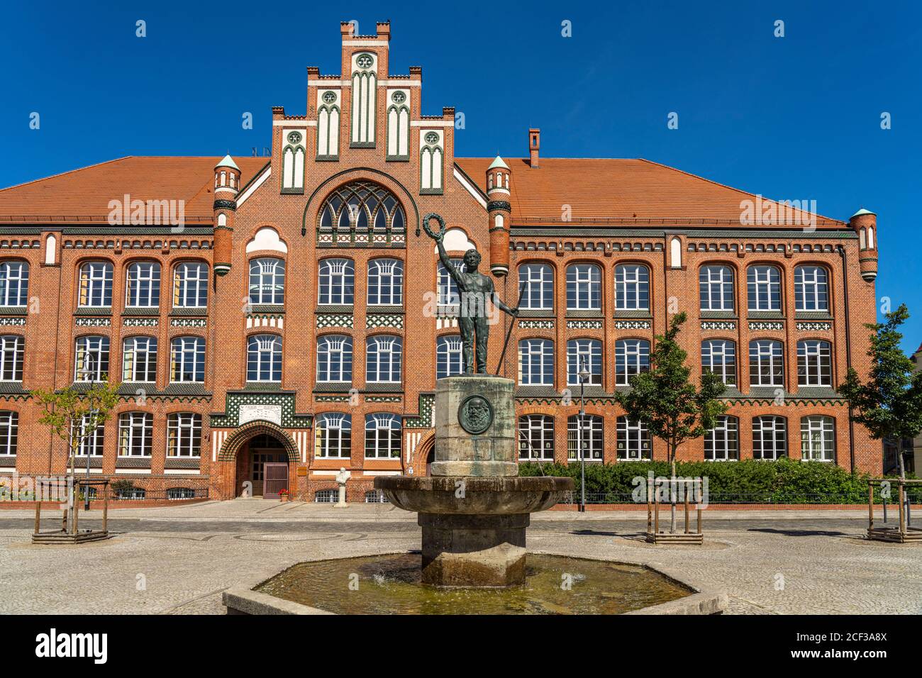 Jahn-Schule in Wittenberge, Brandenburg, Deutschland - Jahn-Schule in Wittenberge, Brandenburg, Deutschland Brandenburg Stockfoto