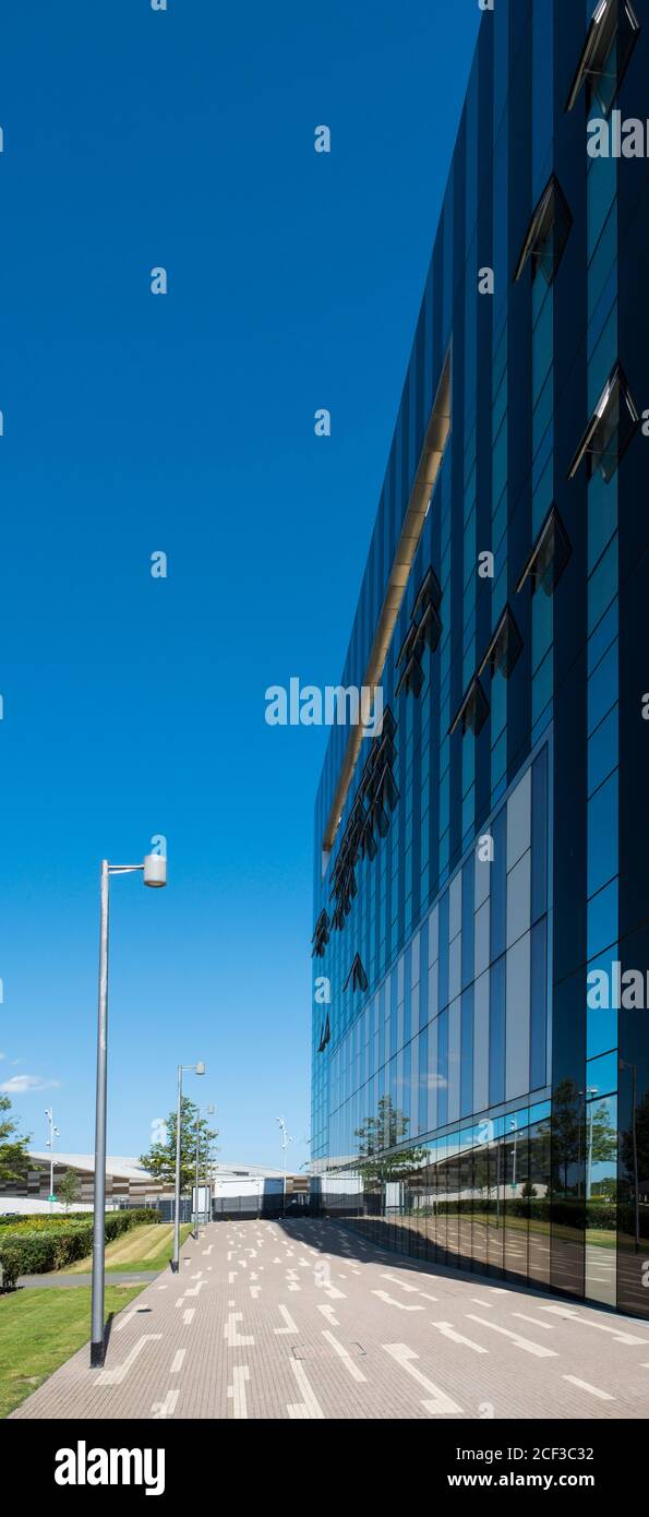 Das Cube-Gebäude in Corby. Stockfoto