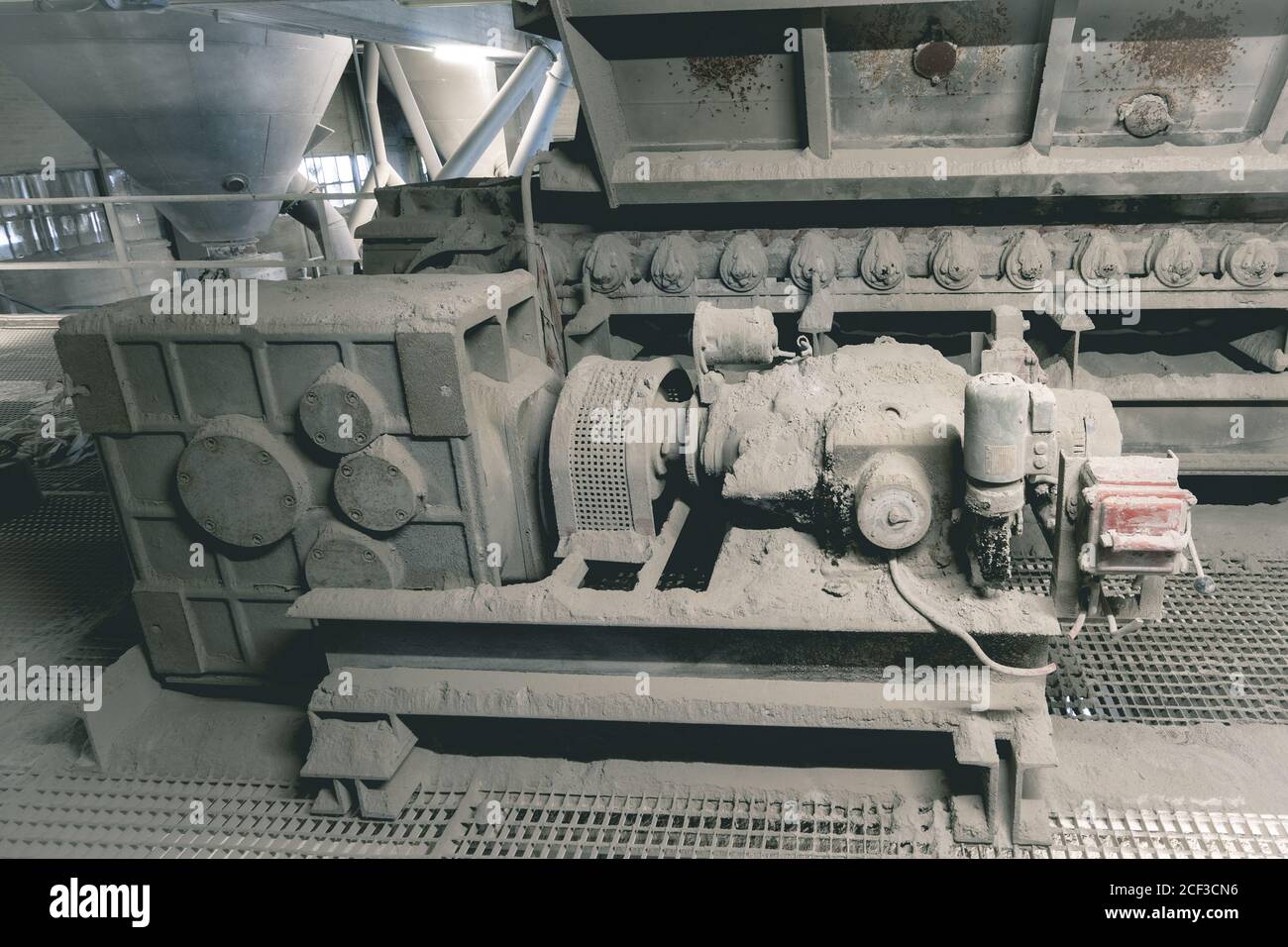 Urbex, alte verlassene Stahlfabrik, Belgien Stockfoto