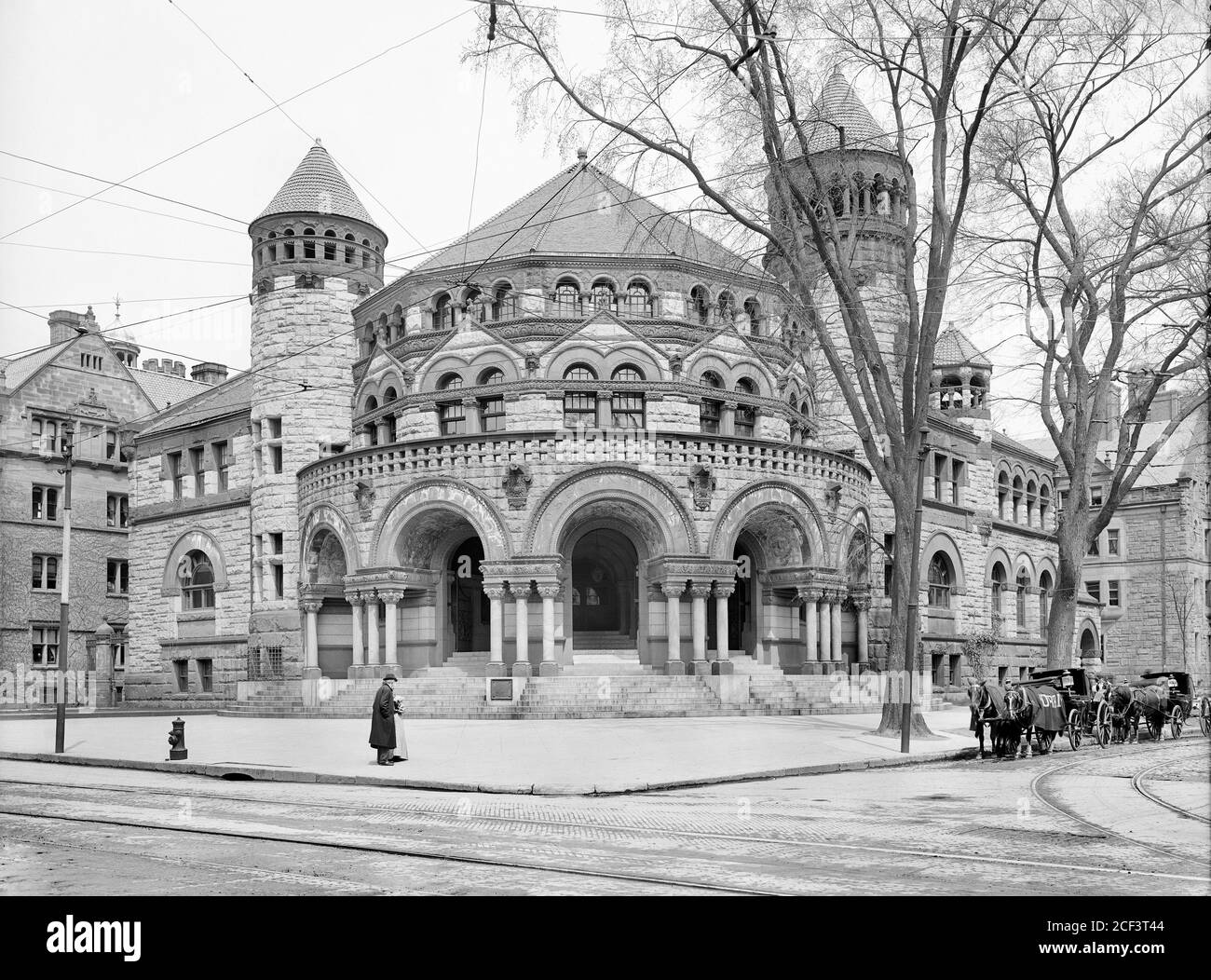 Osborn Hall, Yale University, New Haven, Connecticut, USA, Detroit Publishing Company, Anfang des 20. Jahrhunderts Stockfoto