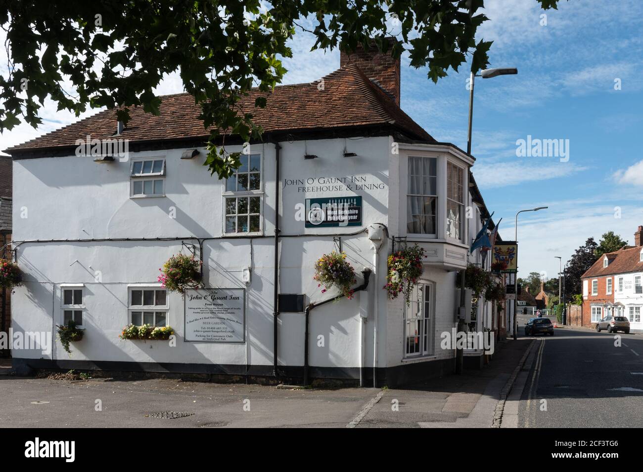 John O'Gaunt Inn oder Pub in Hungerford, Berkshire, Großbritannien. Stockfoto