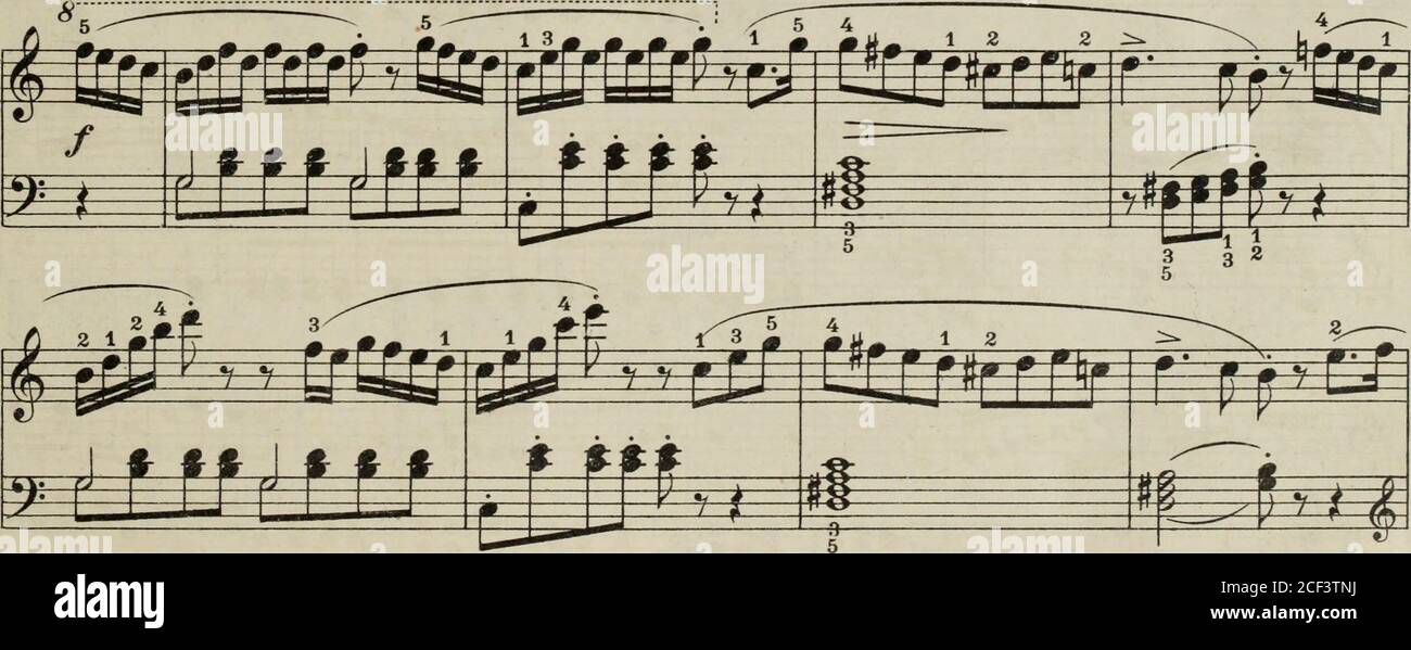 . Praktische Methode für das Klavier : op. 249. CttTHttftHcy Stockfoto