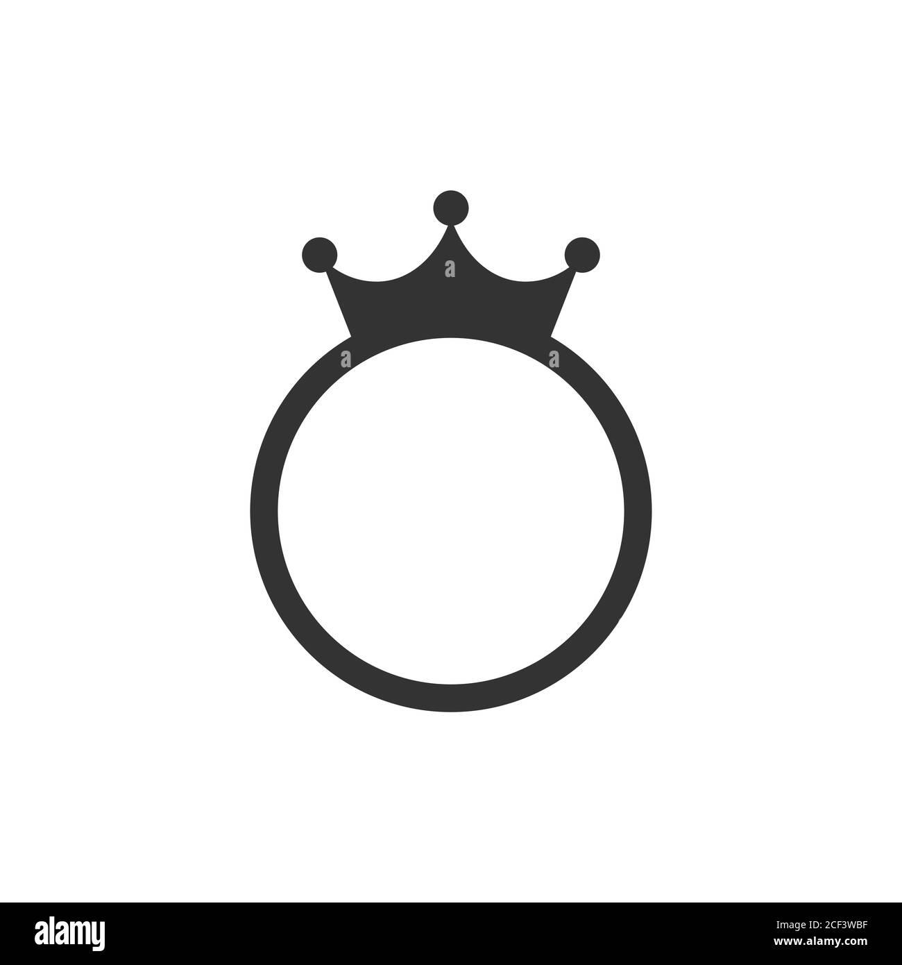 Textrahmen mit Krone isoliert auf weißem Hintergrund. Royal, Luxus, vip, First Class Zeichen. Gewinner. Magie, Märchen Prinzessin Clip Art. Vektor il Stock Vektor