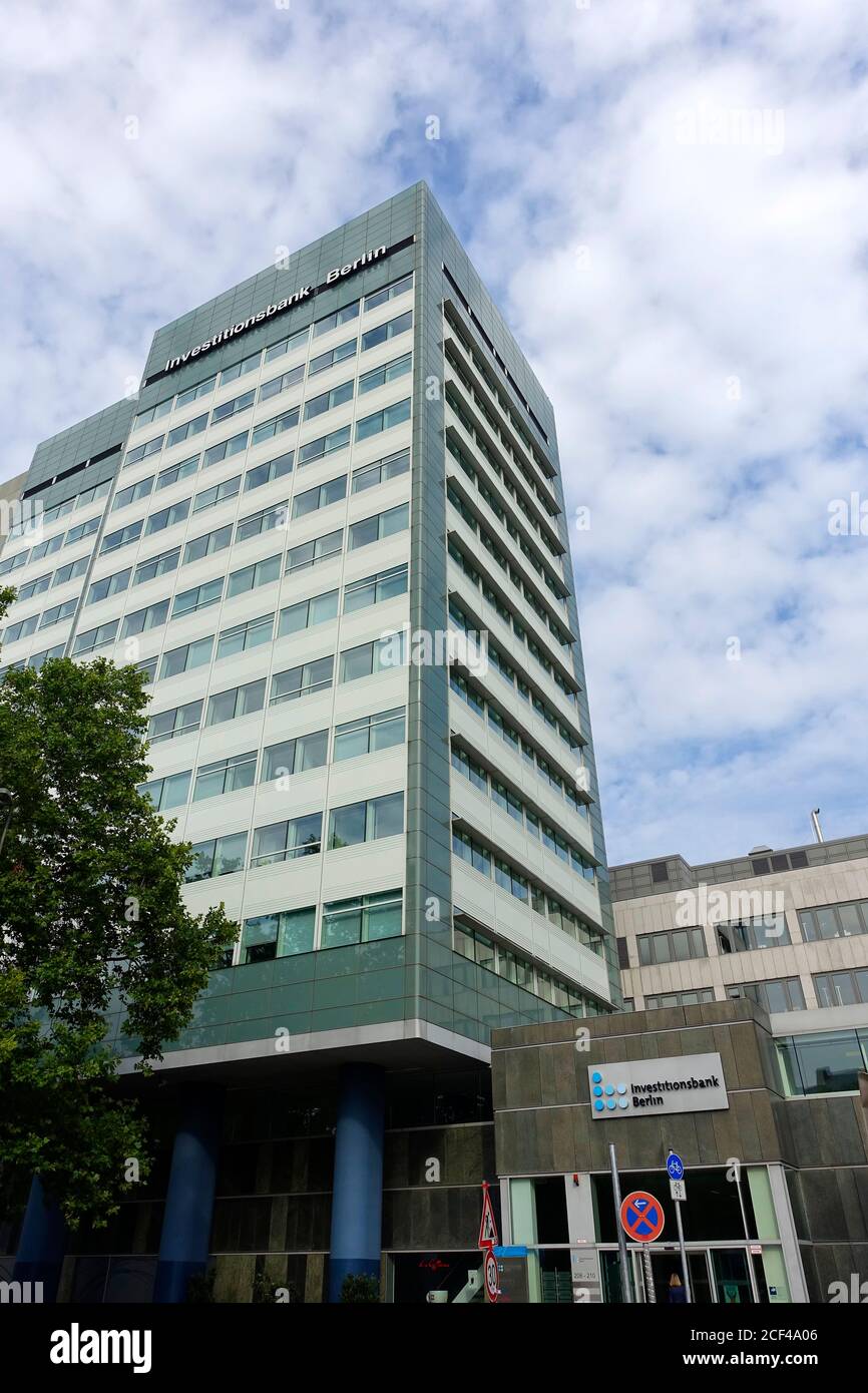 Die Investitionsbank Berlin (IBB) ist eine Entwicklungsbank und zentrale Promotion institut des Landes Berlin Stockfoto