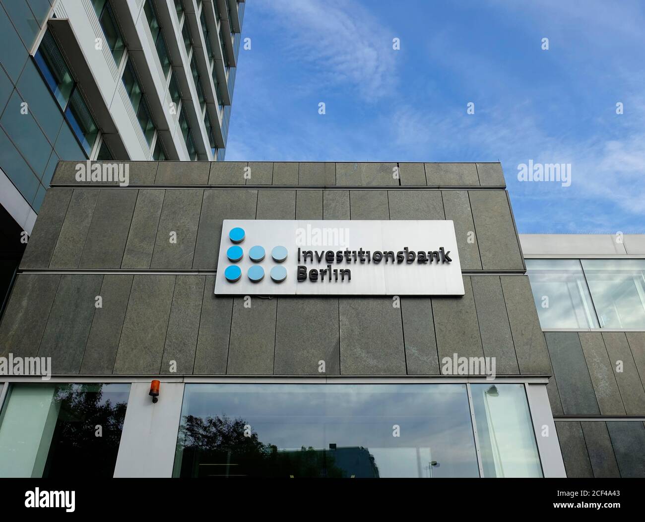 Die Investitionsbank Berlin (IBB) ist eine Entwicklungsbank und zentrale Promotion institut des Landes Berlin Stockfoto
