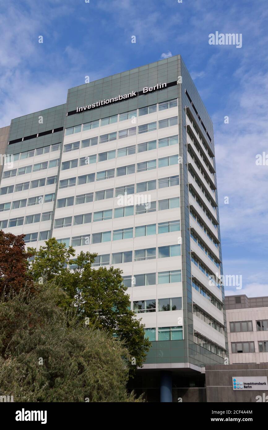 Die Investitionsbank Berlin (IBB) ist eine Entwicklungsbank und zentrale Promotion institut des Landes Berlin Stockfoto