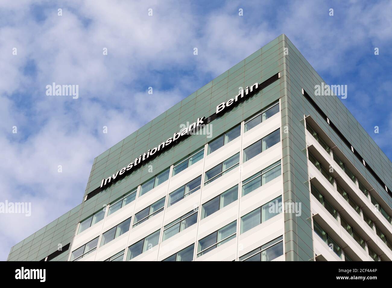 Die Investitionsbank Berlin (IBB) ist eine Entwicklungsbank und zentrale Promotion institut des Landes Berlin Stockfoto