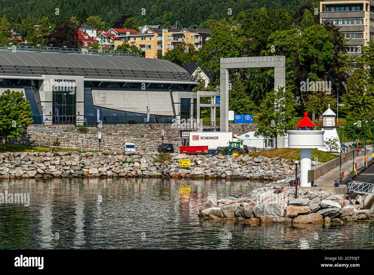 Im Midfjord bei Molde, Norwegen Stockfoto