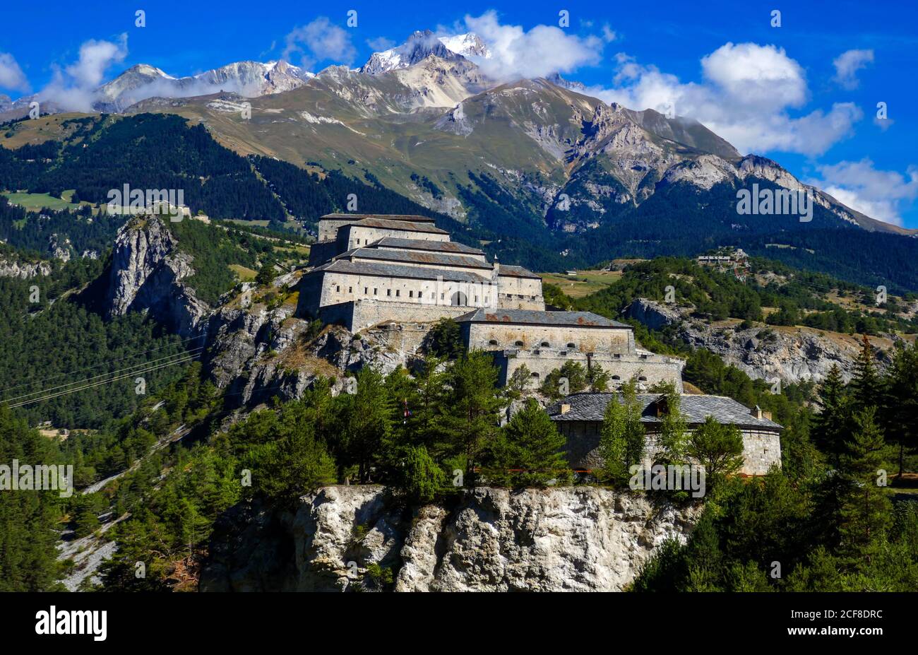 Fort Victor-Emmanuel im Barrière de l'Esseillon, Aussois, Maurriene, Frankreich Stockfoto