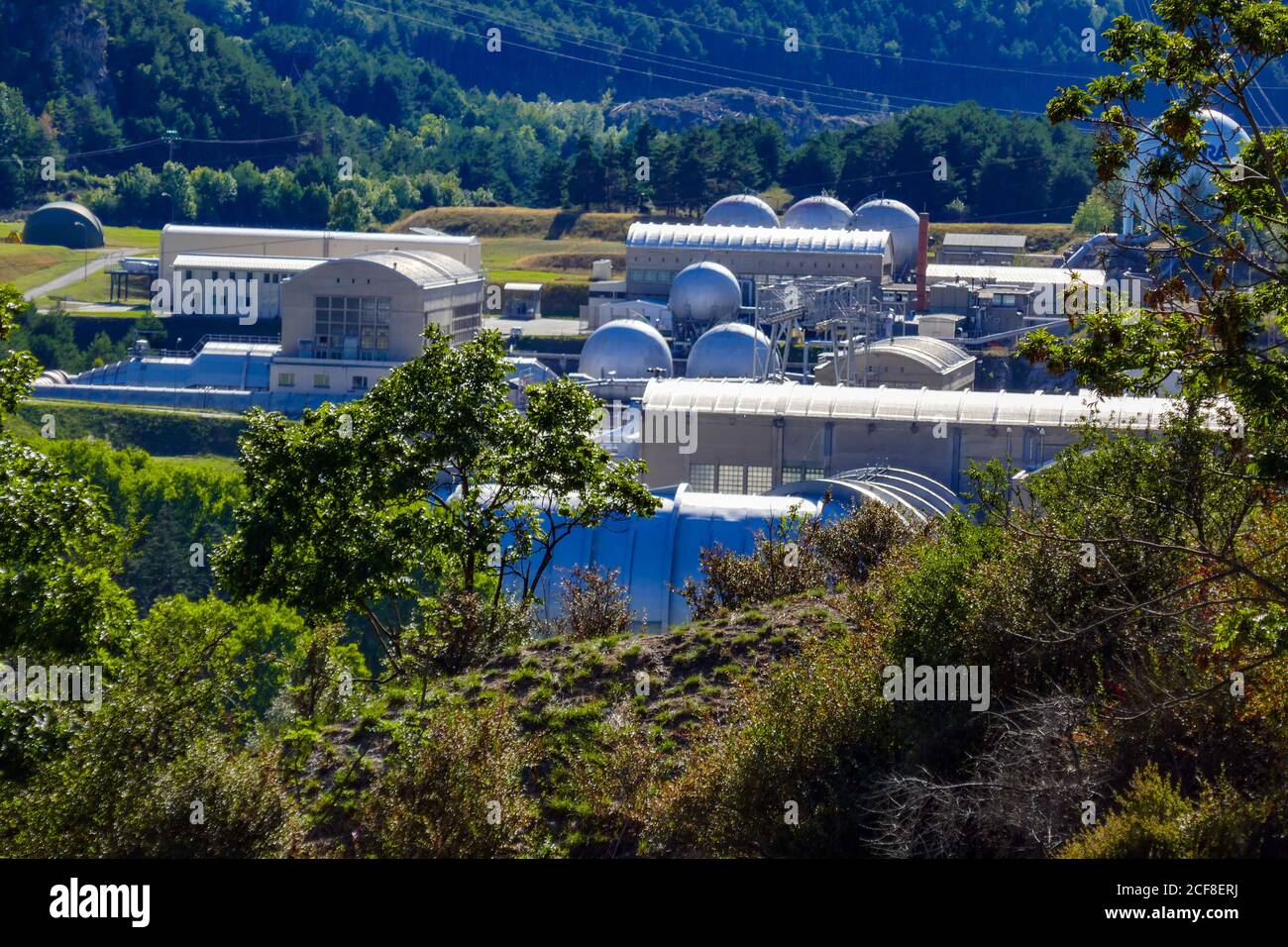 ONERA Windkanal-Forschungszentrum, Modane, Maurienne, Frankreich Stockfoto