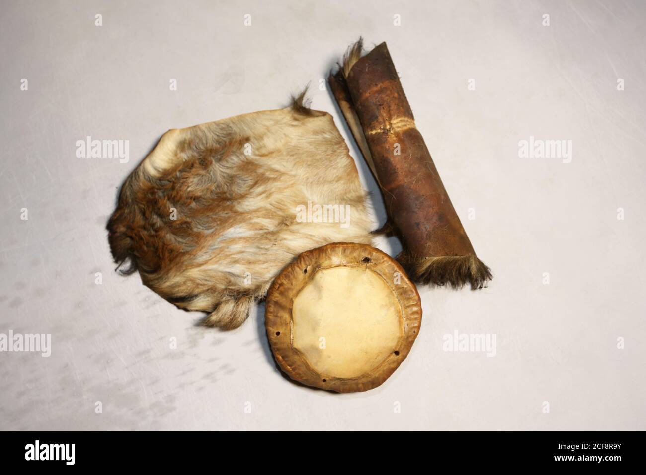 PANIYAN STAMM, traditionelle Tribal musikalische Instrument Teil Stockfoto