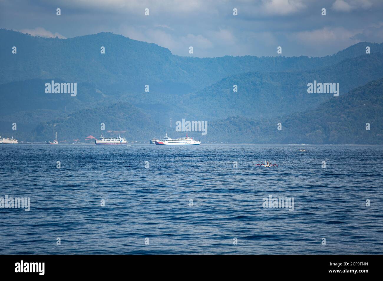 Tolle Aussicht aufs Meer. Bali. Hochwertige Fotos Stockfoto