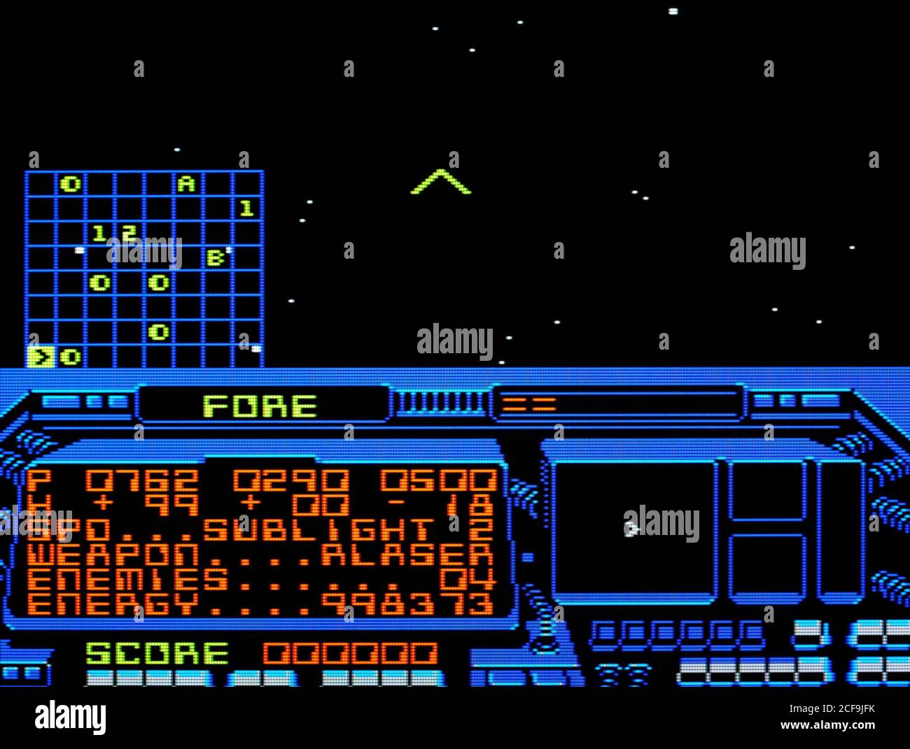 Destination Earthstar - Nintendo Entertainment System - NES Videogame - Nur für redaktionelle Zwecke Stockfoto