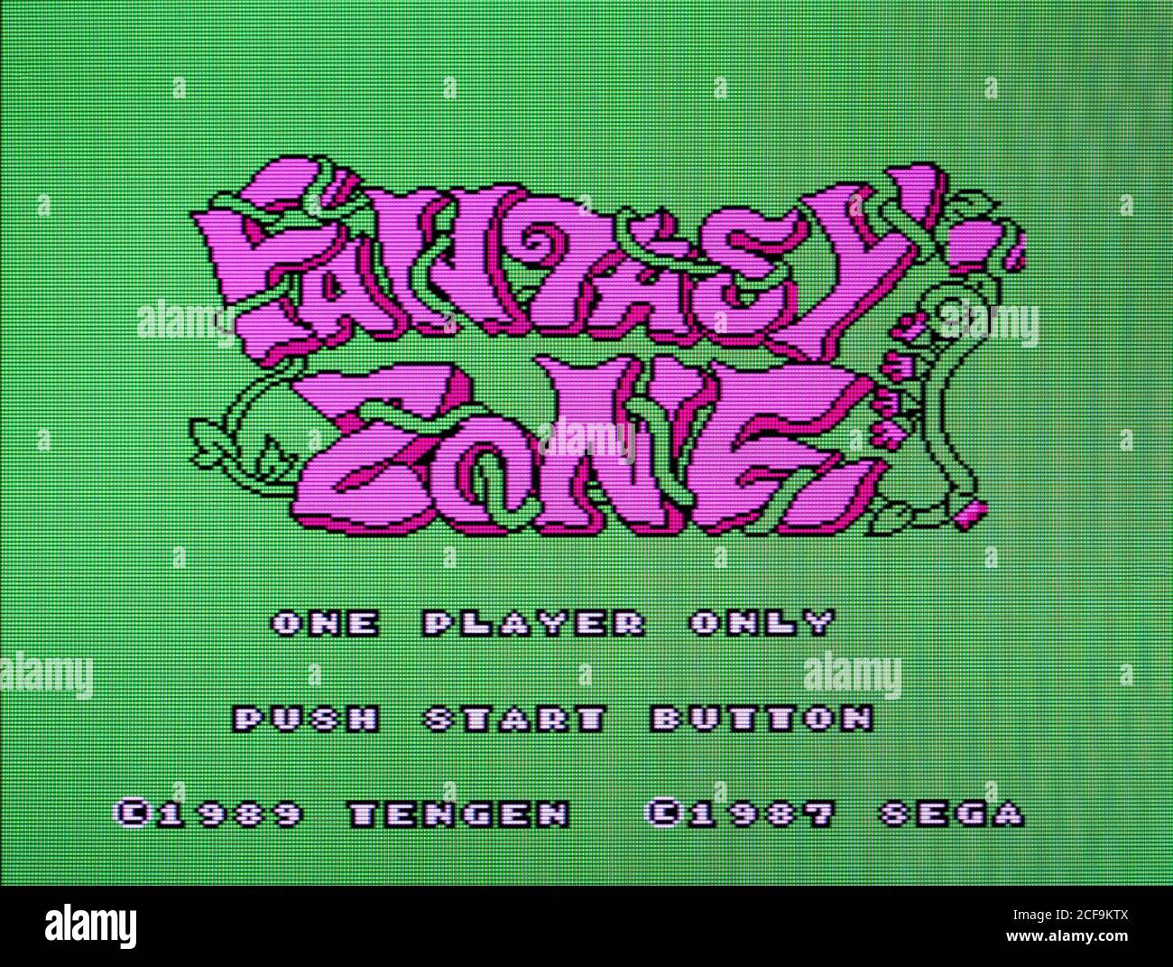 Fantasy Zone - Nintendo Entertainment System - NES Videogame - Nur für redaktionelle Zwecke Stockfoto