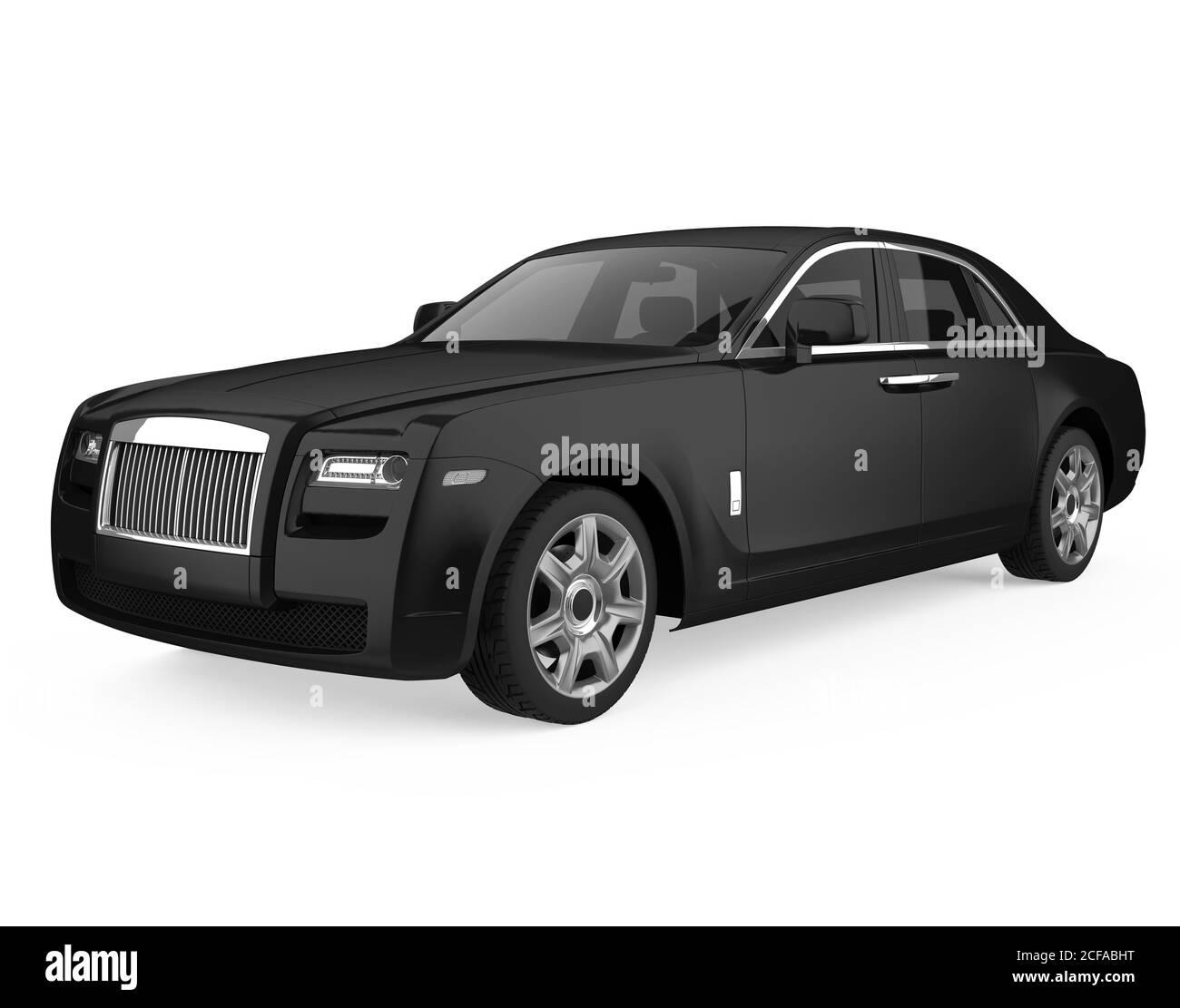 Limousine isoliert Stockfoto