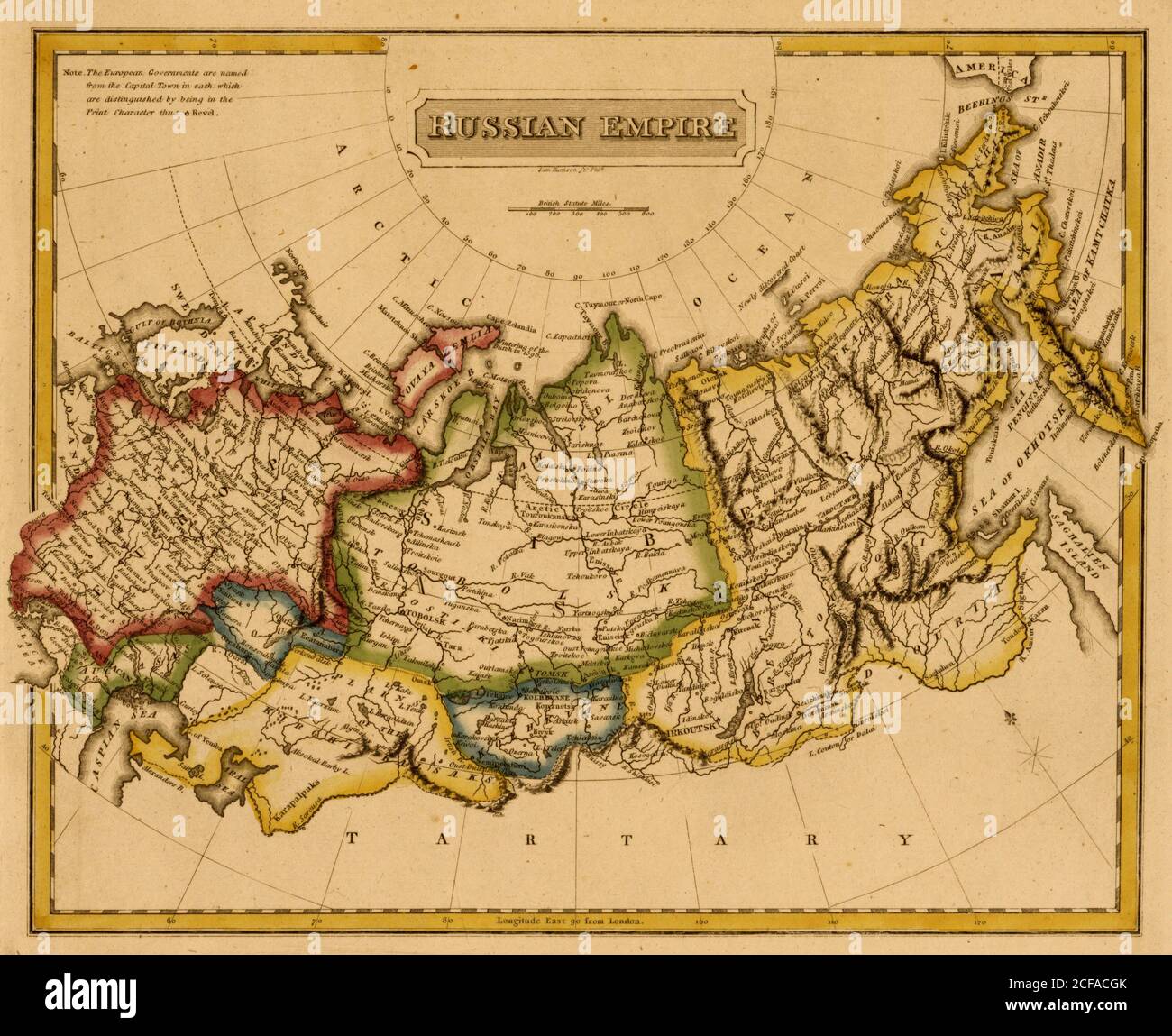 Russischen Reiches-1817 Stockfoto
