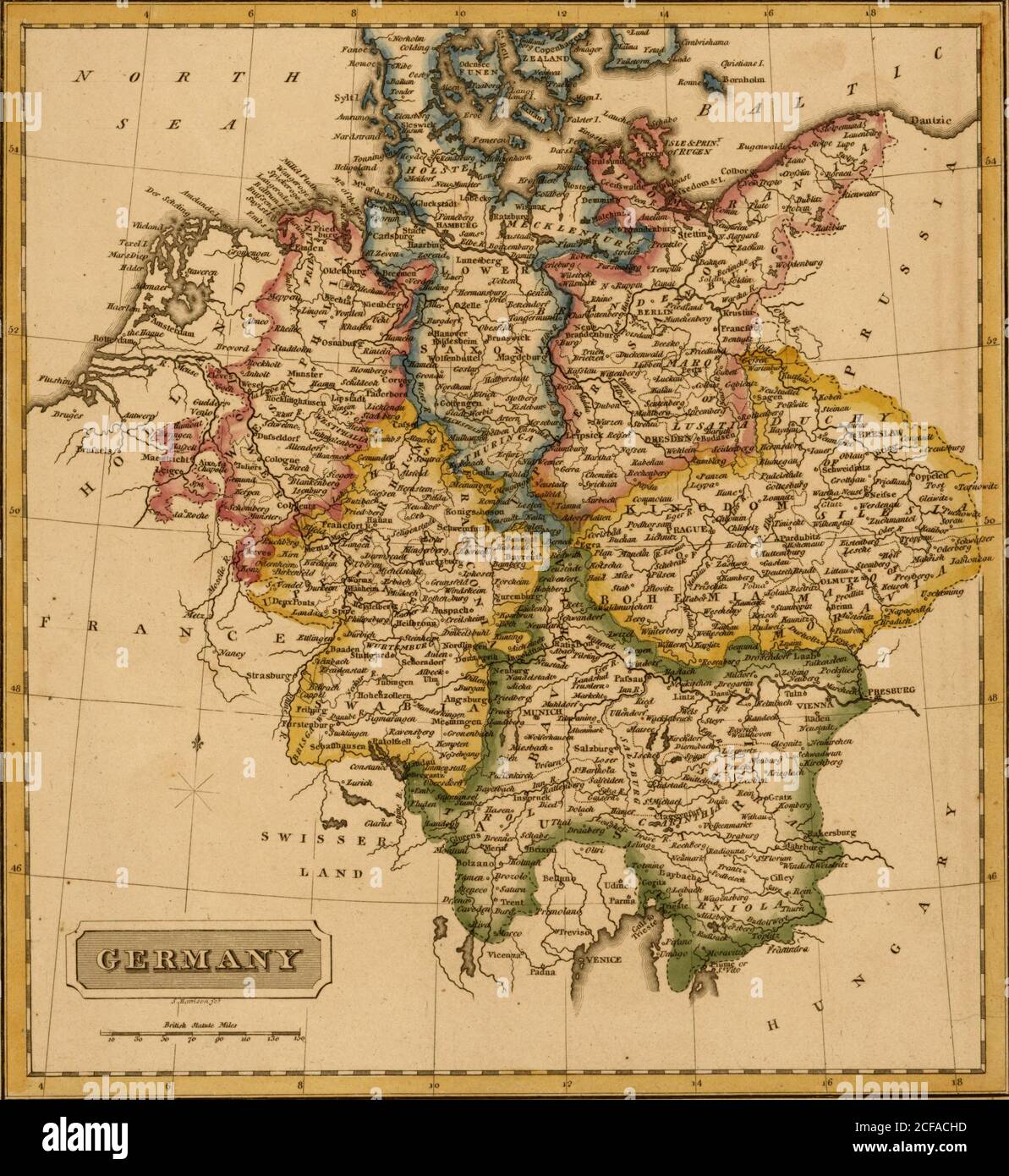 Deutschland - 1817 Stockfoto