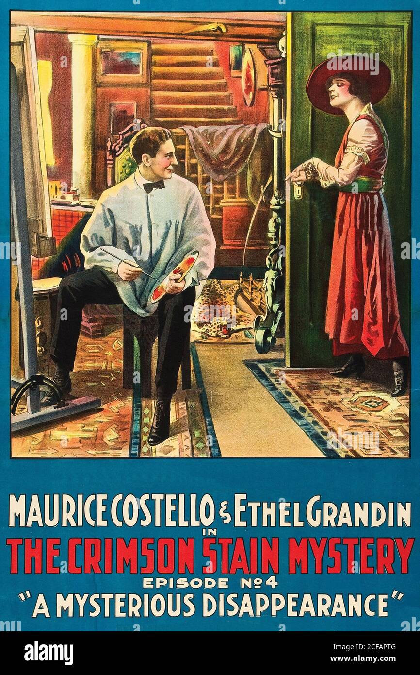 Der Crimson-Fleck - das mysteriöse Verschwinden Stockfoto