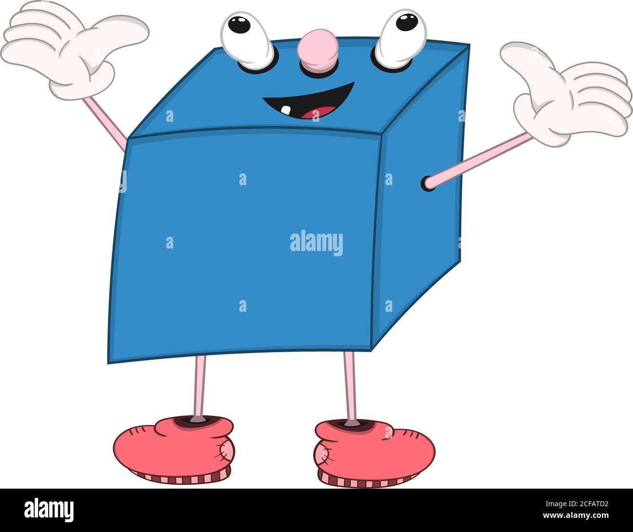 Von Hand gezeichnet. Bewegliche Teile können beliebig verschoben und kombiniert werden. Stock Vektor