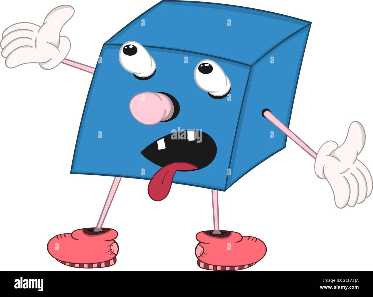 Von Hand gezeichnet. Bewegliche Teile können beliebig verschoben und kombiniert werden. Stock Vektor