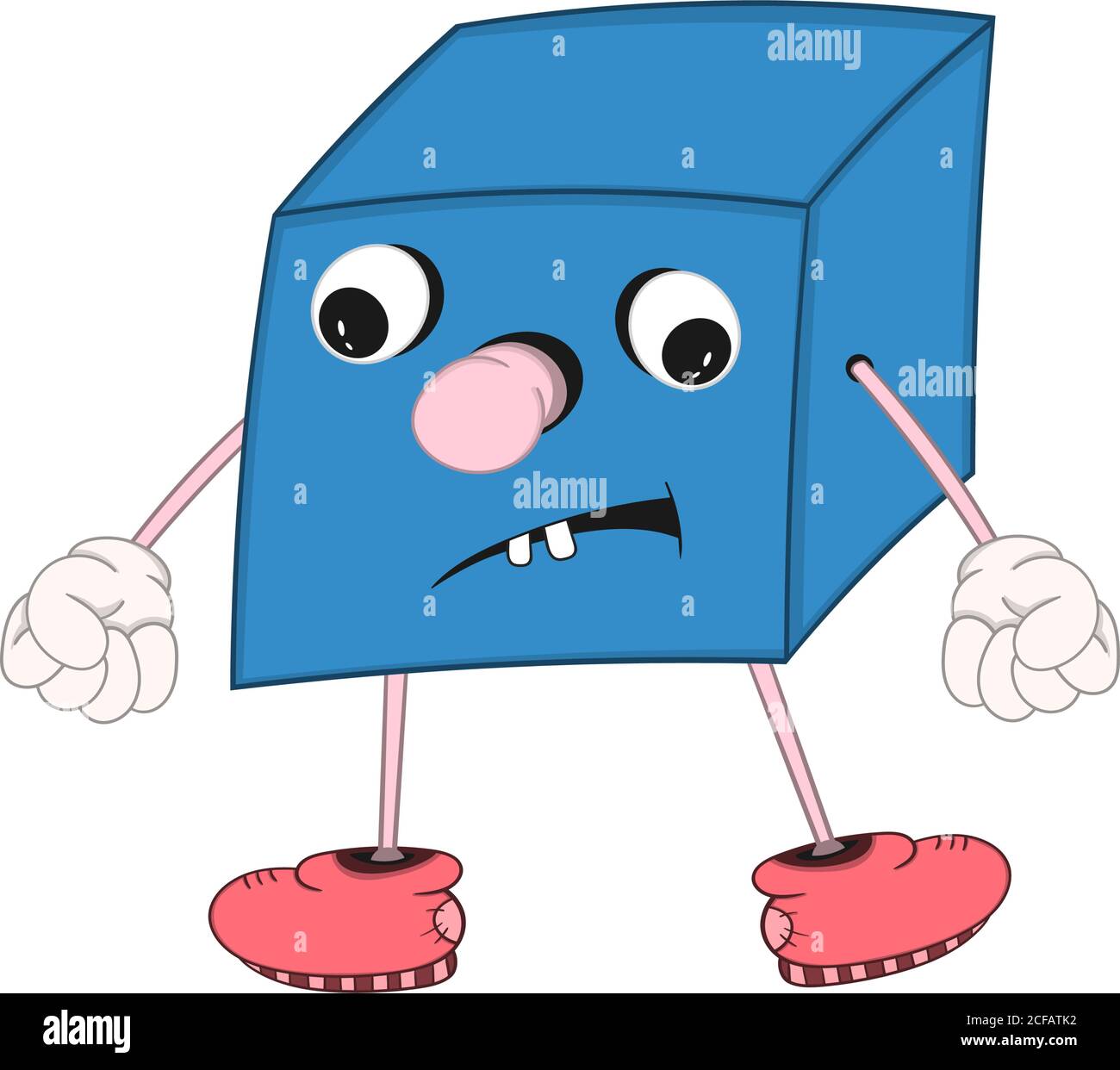 Von Hand gezeichnet. Bewegliche Teile können beliebig verschoben und kombiniert werden. Stock Vektor