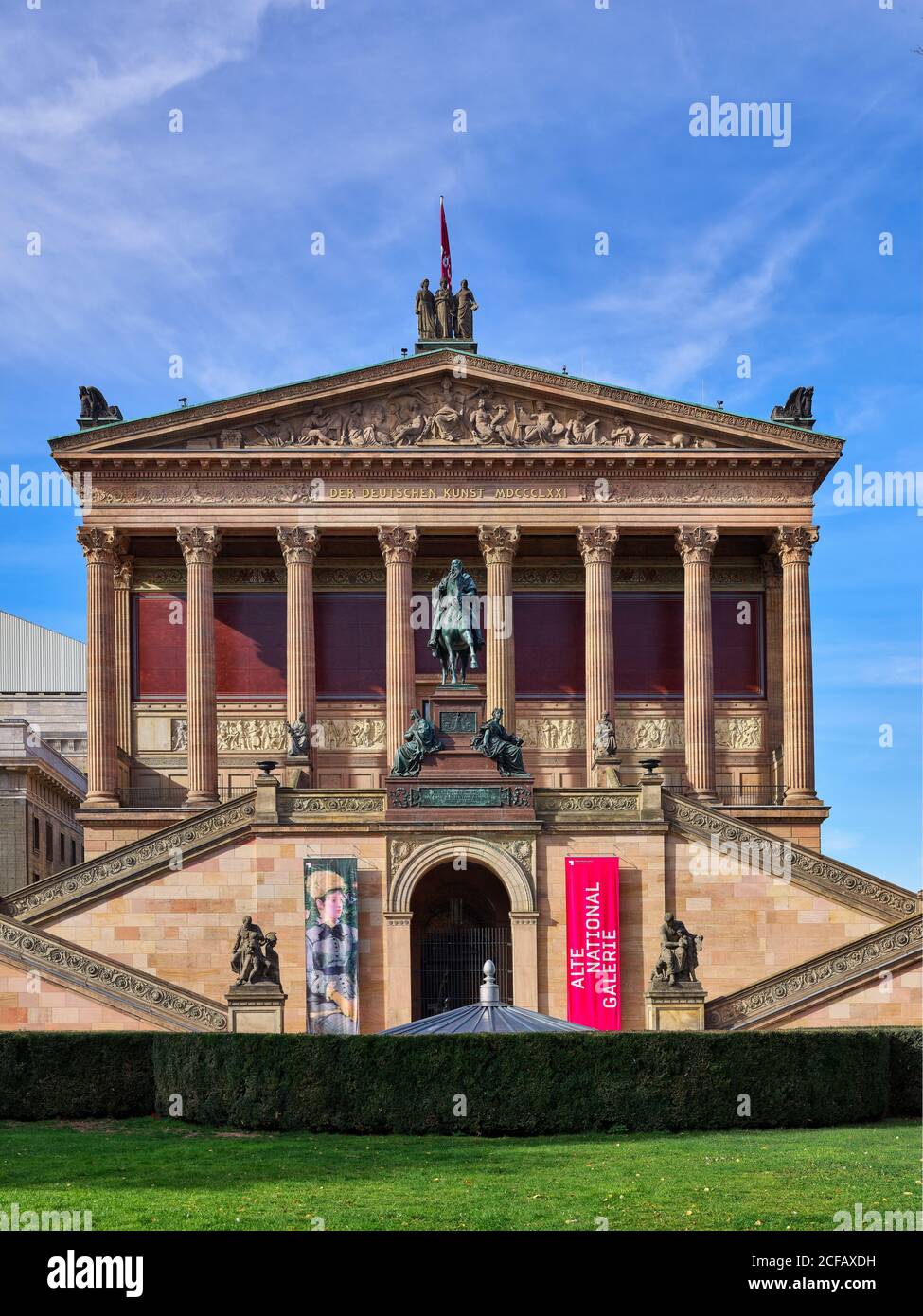 Alte Nationalgalerie, Staatliche Museen Berlin, Bodestraße, Berlin, Deutschland, Stiftung Preußischer Kulturbesitz Stockfoto