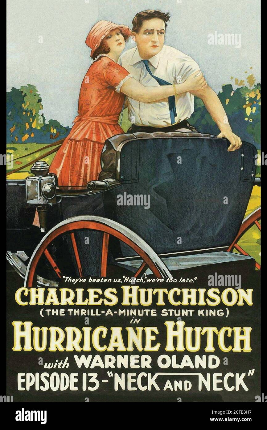 Hurricane Hutch - Hals & Hals Stockfoto